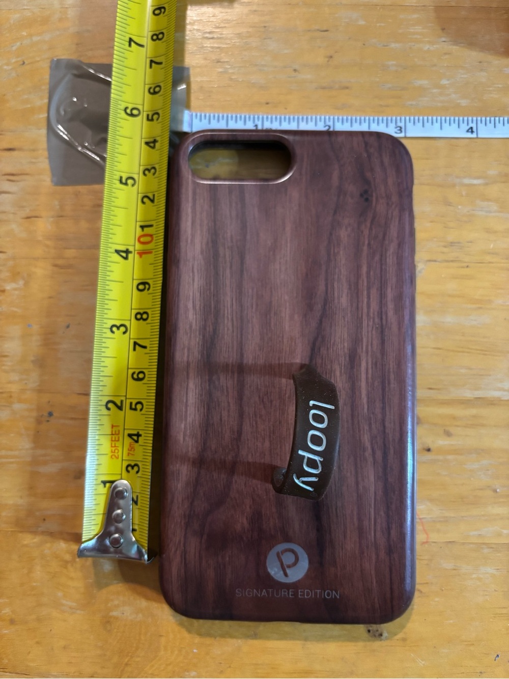 Loopy Case Wood-Style Phone Case - Brown